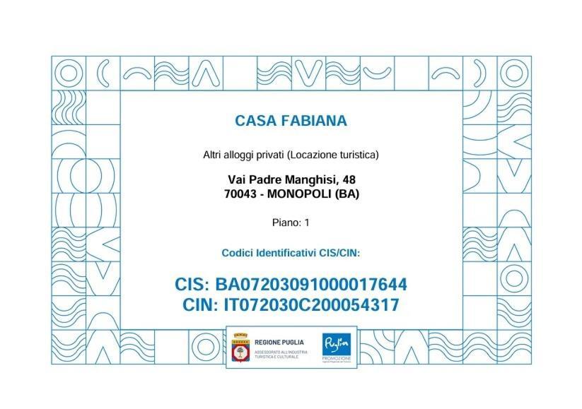 Casa Fabiana Daire Monopoli Dış mekan fotoğraf